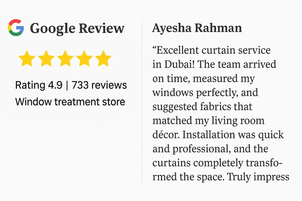 curtains Dubai